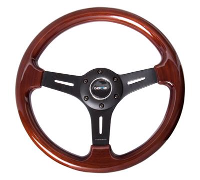 NRG Classic Woodgrain Steering Wheels - ST0151BK