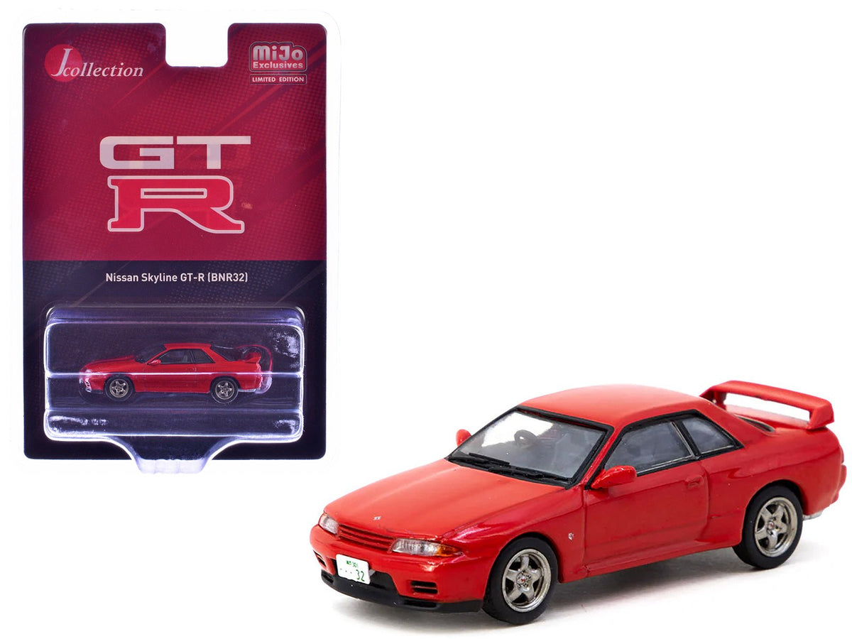 Rapid Vehicles Nissan Skyline GT-R (BNR32) RHD (Right Hand Drive) Red "J Collection" Series 1/64...
