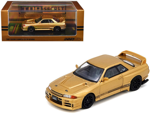 Rapid Vehicles Nissan Skyline "Top Secret" BNR32 GT-R (650R) RHD (Right Hand Drive) Gold Metallic...