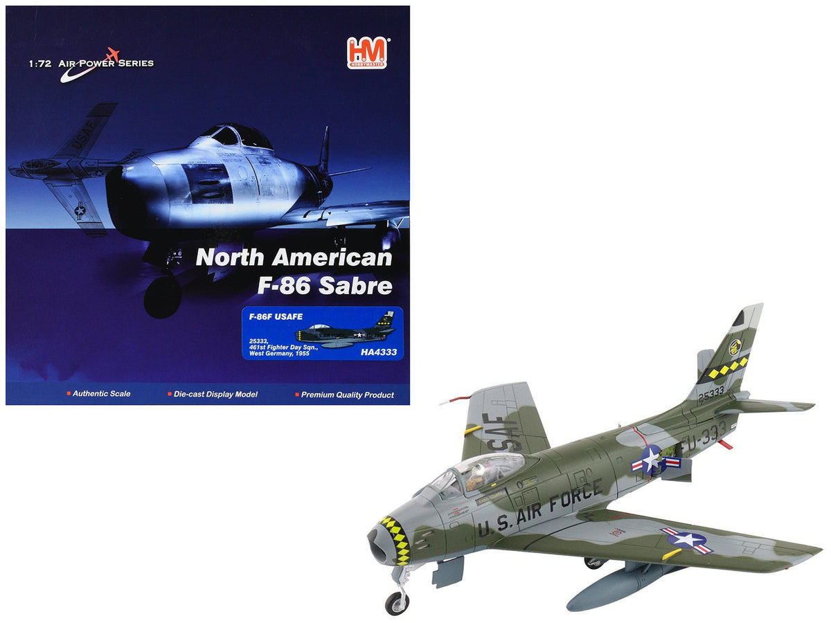 Rapid Vehicles North American F-86F Sabre Fighter Aircraft "25333 461st Fighter Day Squadron West...