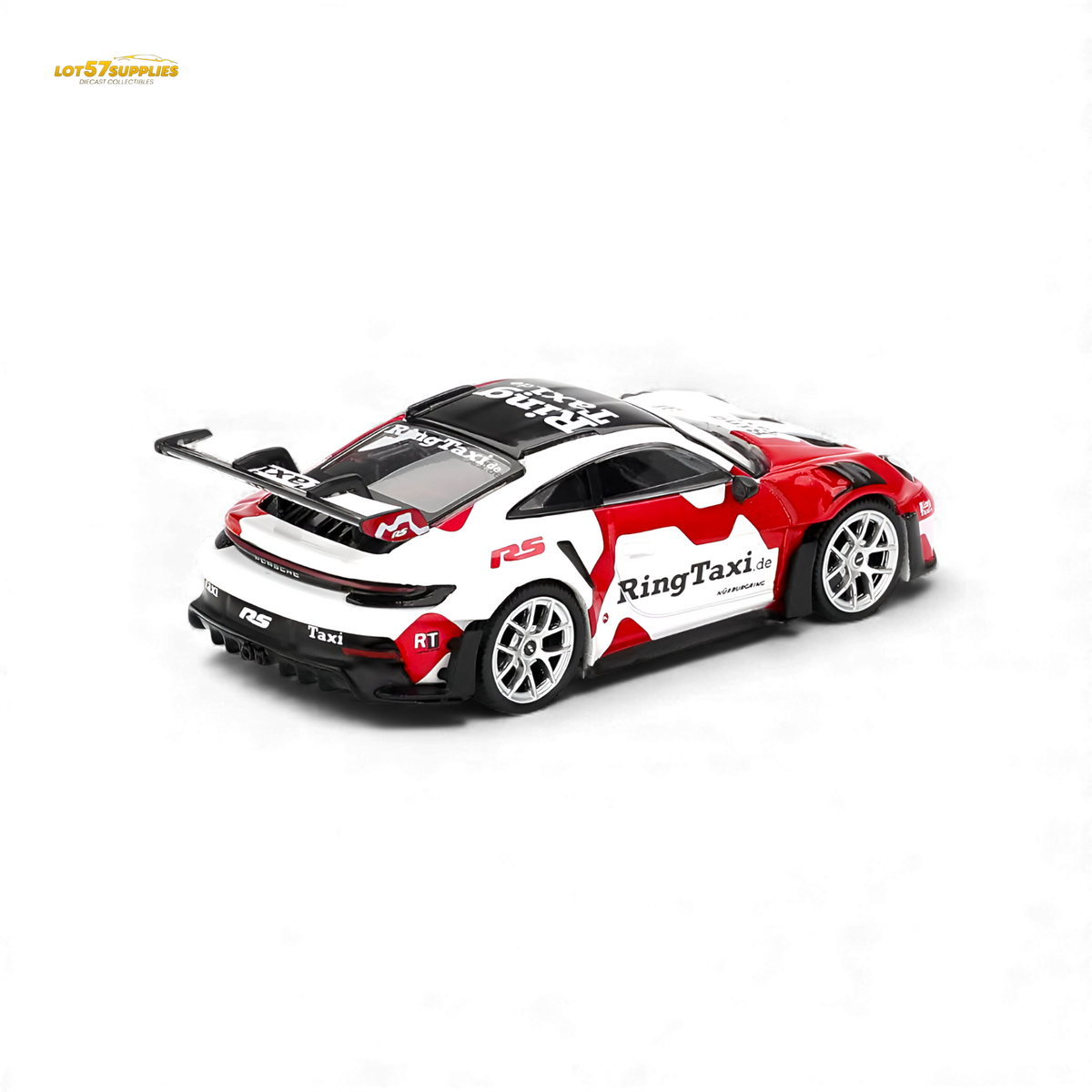 (Pre-Order) Mini GT Porsche 911 GT3 RS Weissach RingTaxi 1:64