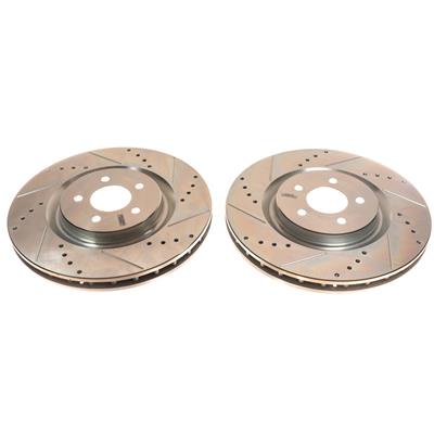 PowerStop Evolution Drilled and Slotted Rotors - AR8184XPR