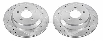 PowerStop Evolution Drilled and Slotted Rotors - AR82115XPR