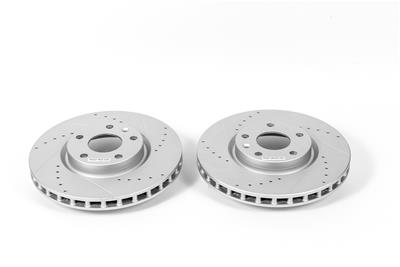 PowerStop Evolution Drilled and Slotted Rotors - AR82163XPR
