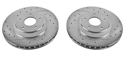 PowerStop Evolution Drilled and Slotted Rotors - AR8246XPR