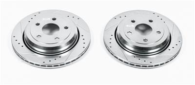 PowerStop Evolution Drilled and Slotted Rotors - AR83077XPR