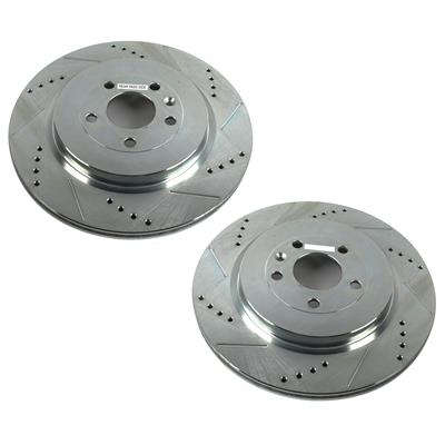 PowerStop Evolution Drilled and Slotted Rotors - AR85142XPR
