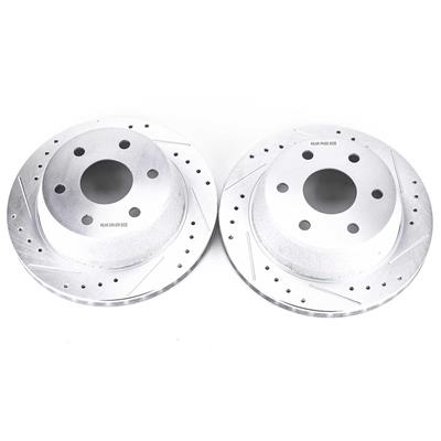 PowerStop Evolution Drilled and Slotted Rotors - AR8645XPR