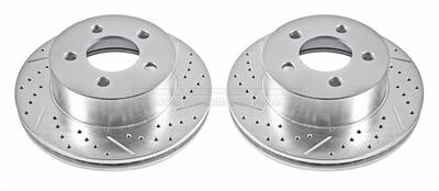PowerStop Evolution Drilled and Slotted Rotors - AR8745XPR