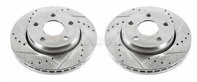 PowerStop Evolution Drilled and Slotted Rotors - AR8780XPR