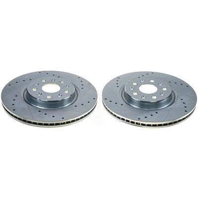 PowerStop Evolution Drilled and Slotted Rotors - AR82203XPR