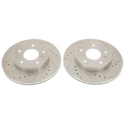 PowerStop Evolution Drilled and Slotted Rotors - AR8225XPR