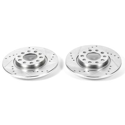 PowerStop Evolution Drilled and Slotted Rotors - AR83089XPR