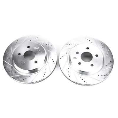 PowerStop Evolution Drilled and Slotted Rotors - AR8384XPR