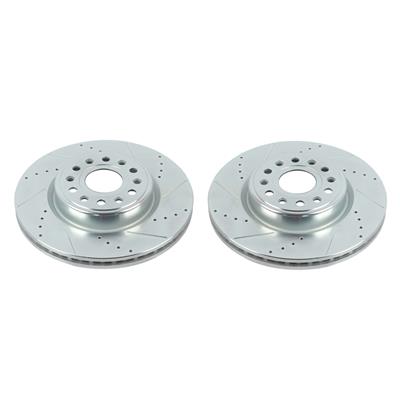 PowerStop Evolution Drilled and Slotted Rotors - AR86004XPR