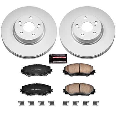 PowerStop Z17 Evolution Plus GEOMET Coated Brake Kits - CRK4669