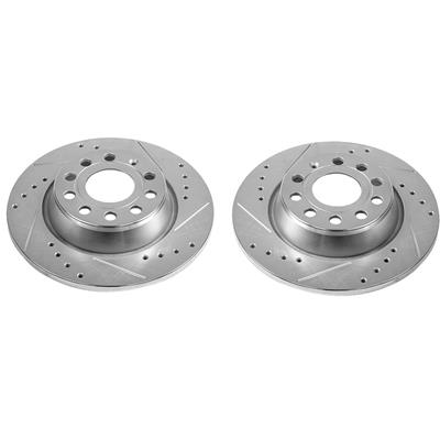 PowerStop Evolution Drilled and Slotted Rotors - EBR1202XPR