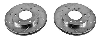 PowerStop Evolution Drilled and Slotted Rotors - JBR1126XPR