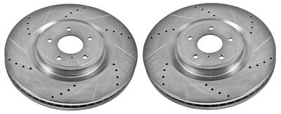 PowerStop Evolution Drilled and Slotted Rotors - JBR1300XPR