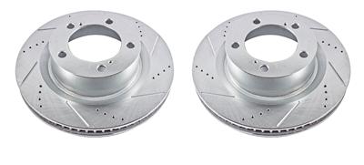 PowerStop Evolution Drilled and Slotted Rotors - JBR1309XPR