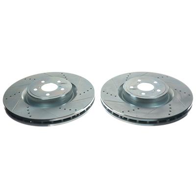 PowerStop Evolution Drilled and Slotted Rotors - JBR1179XPR