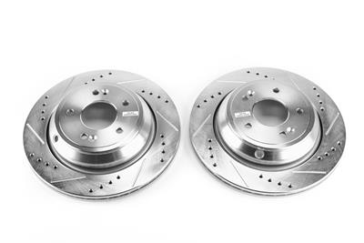 PowerStop Evolution Drilled and Slotted Rotors - JBR1534XPR