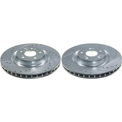 PowerStop Evolution Drilled and Slotted Rotors - JBR1933XPR