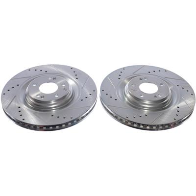 PowerStop Evolution Drilled and Slotted Rotors - JBR1936XPR