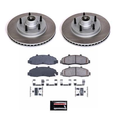PowerStop Z17 Evolution Plus Semi-Coated Rotor Brake Kits - SC1866