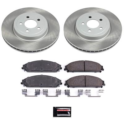 PowerStop Z17 Evolution Plus Semi-Coated Rotor Brake Kits - SC2560
