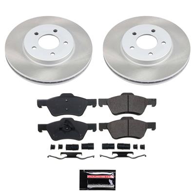 PowerStop Z17 Evolution Plus Semi-Coated Rotor Brake Kits - SC5571