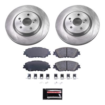 PowerStop Z17 Evolution Plus Semi-Coated Rotor Brake Kits - SC7895