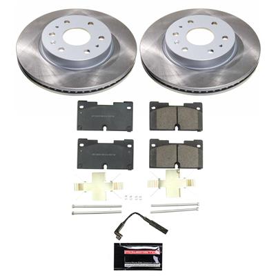 PowerStop Z17 Evolution Plus Semi-Coated Rotor Brake Kits - SC8172