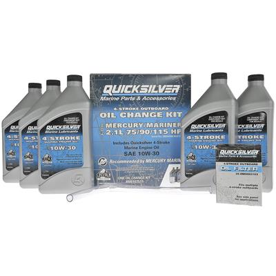 Quicksilver 4-Stroke Outboard Engine Oil Kits - 8M0107511