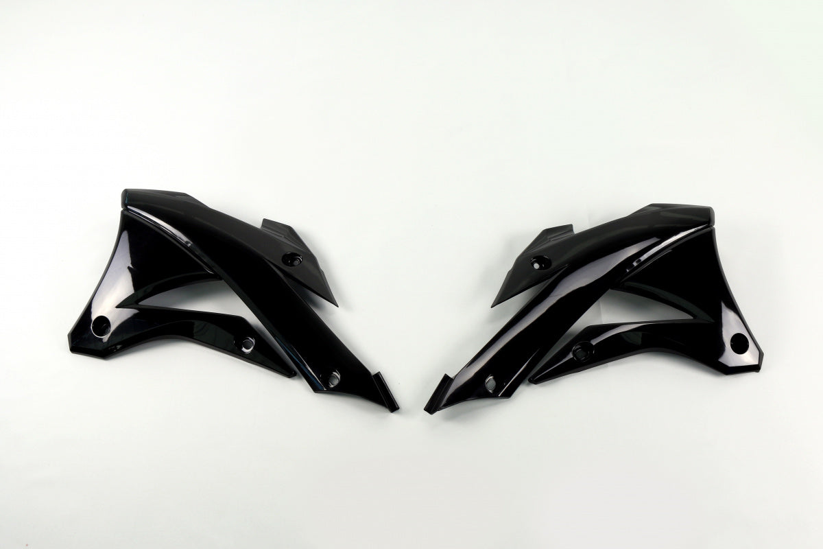 Radiator Covers black for Kawasaki KX 85 (2014-21) - KX 100 (2014-21)