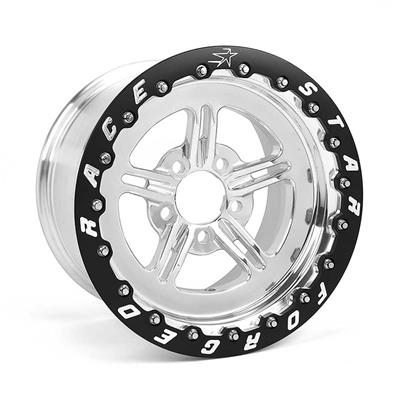 Race Star 63 Pro Forged Single Beadlock Polished Wheels - 63510475011P