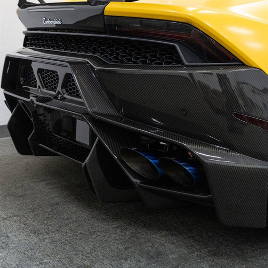 Bull Boost Performance VRS Carbon Fiber Rear Bumper Diffuser for Lamborghini Huracan LP 610 4 -...
