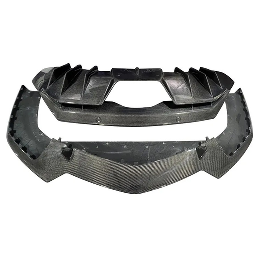 Bull Boost Performance OEM Style Dry Carbon Fiber Front Lip and Rear Diffuser for Lamborghini...