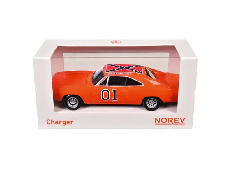 Norev 1969 Dodge Charger #01 General Lee Jet-Car Orange 1:43