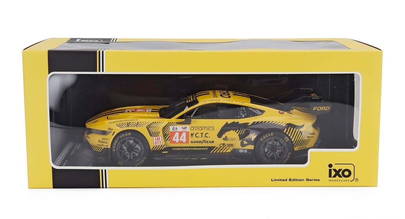 Ixo Ford Mustang GT3 Coyote #44 Team Proton Competition 24hr Le Mans 2024 1:18