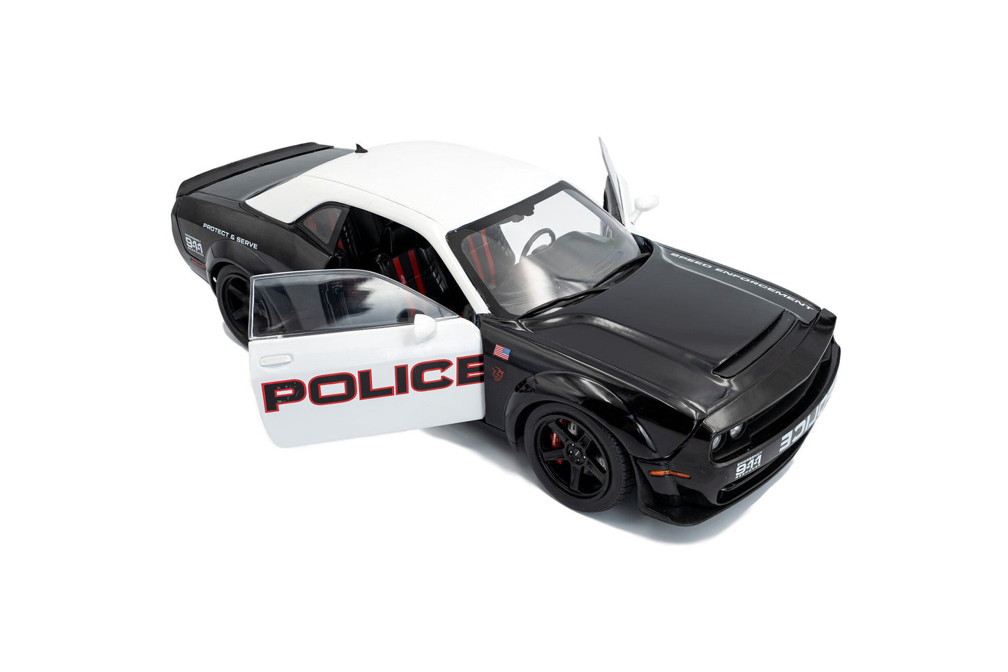 Solido 2023 Dodge Challenger SRT Hellcat Redeye Highway Patrol Black 1:18