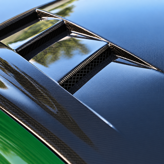 Carbon Fiber Vented Engine Hood for Lexus RC