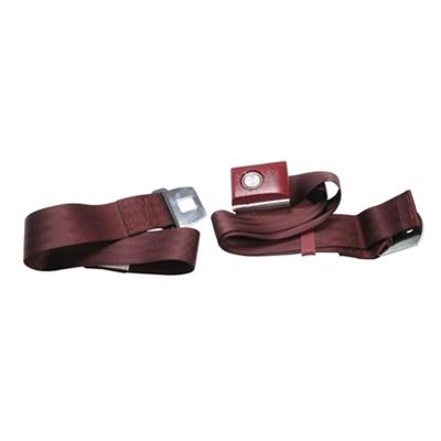 Scott Drake Push Button Seat Belts - SBMRPBSB