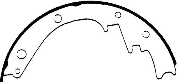 Porterfield Brake Shoes for 1997 CHEVROLET K2500 4WD 11" Rear Drum