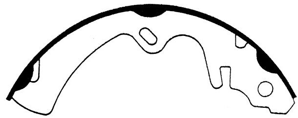 FR SPORT Porterfield Brake Shoes for 1978 MAZDA RX 3 - View 3