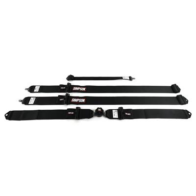 Simpson Black Series Driver Restraint Systems - 29110BKR1X