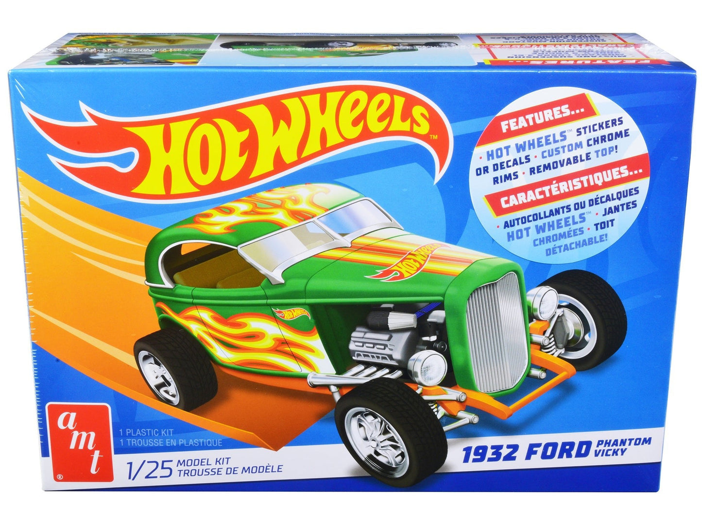 Skill 2 Model Kit 1932 Ford Phantom Vicky "Hot Wheels" 1/25 Scale Model by AMT free shipping USA