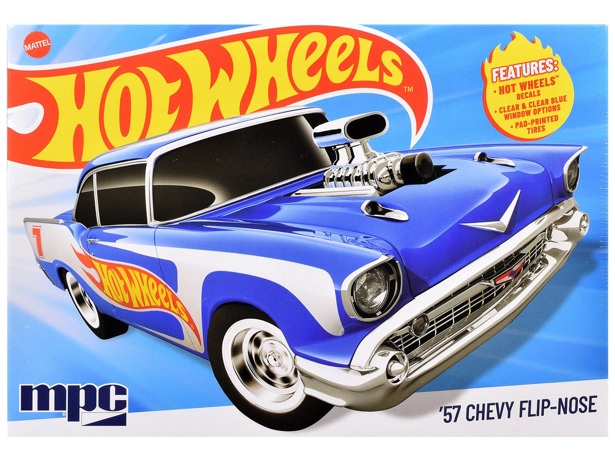 Rapid Vehicles Skill 2 Model Kit 1957 Chevrolet Sedan Flip-Nose "Hot Wheels" 1/25 Scale Model by...