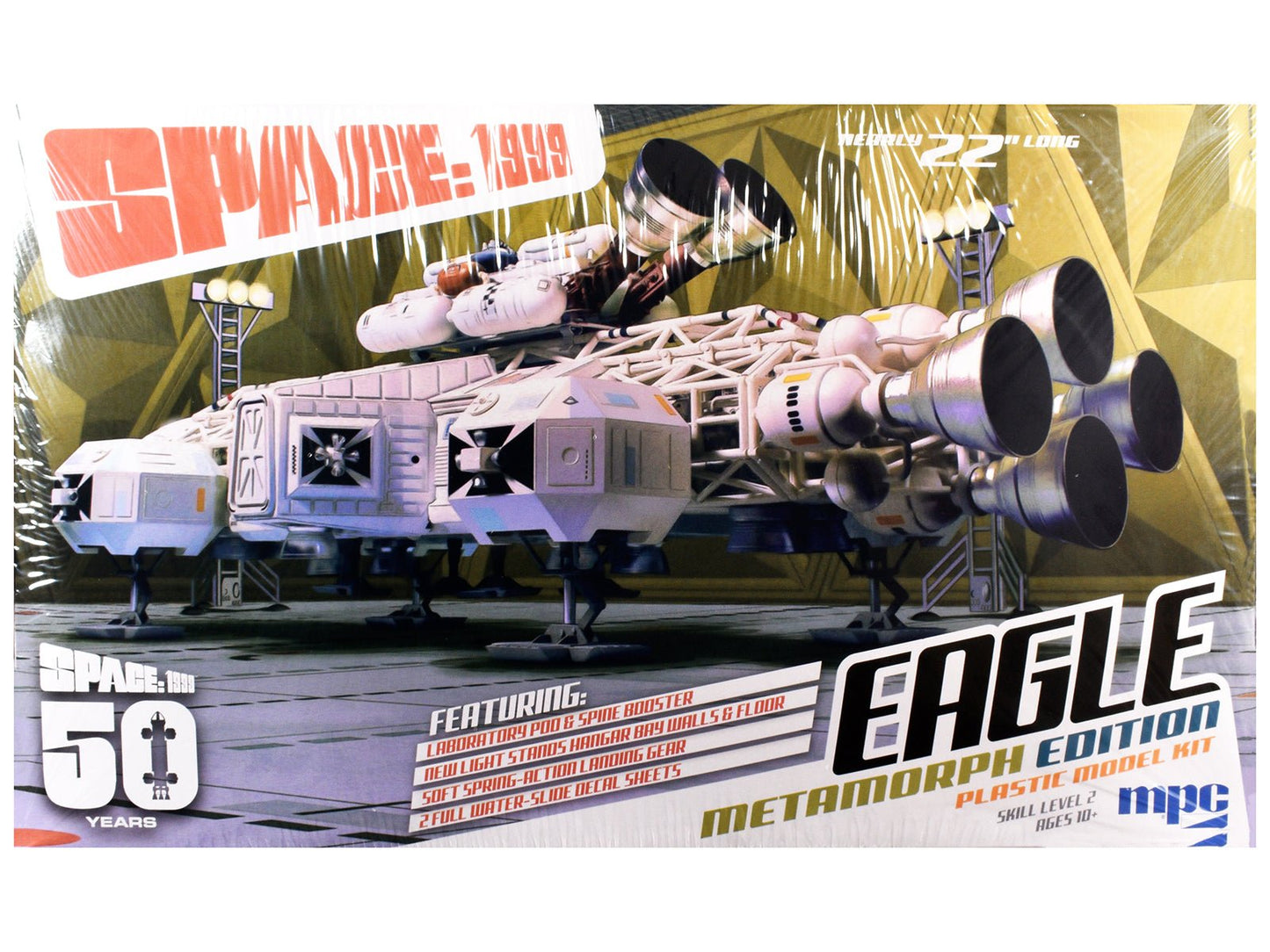 Skill 2 Model Kit Eagle Transporter Metamorph Edition "Space: 1999" (1975-1977) TV Series 1/48 Scale Model by MPC free shipping USA
