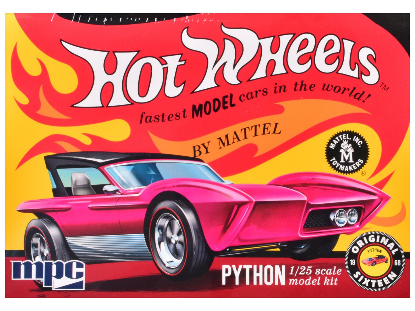 Skill 2 Model Kit Python Car "Hot Wheels" 1/25 Scale Model by MPC free shipping USA